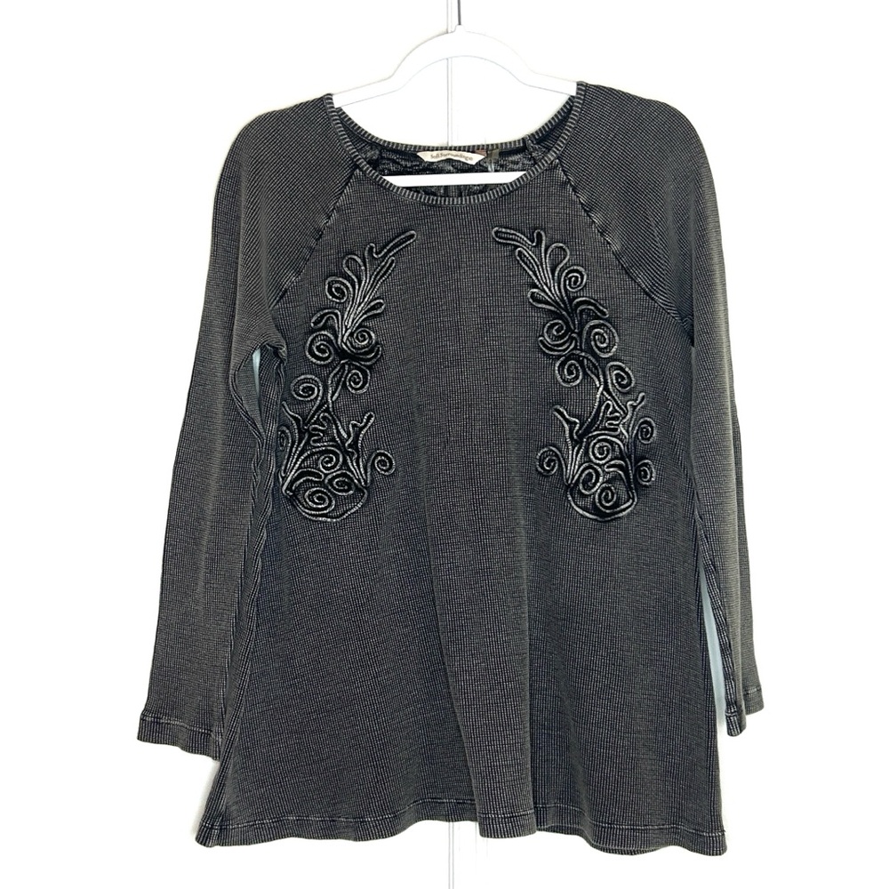 Soft Surroundings Thermal Embroidered Top - Picture 2 of 9